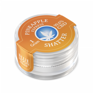 PINEAPPLE EXPRESS CBD SHATTER (HALF OR FULL GRAM) by Blue Moon Hemp - CBD On Demand